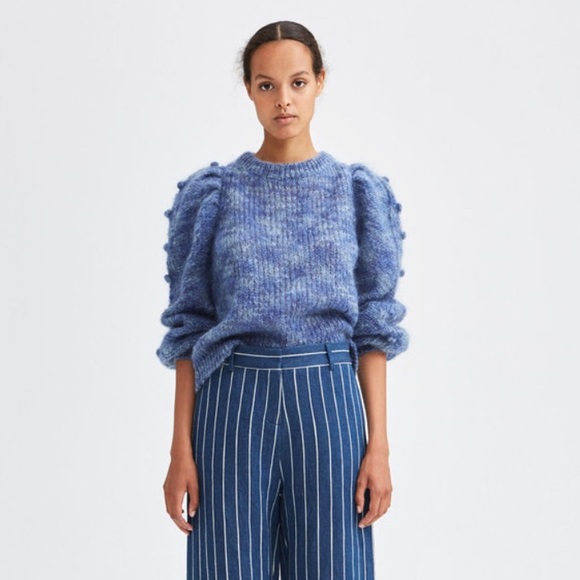 ❤️Rodebjer Mohair Puffy Shoulder Poms - Sold Out - Picture 3 of 6